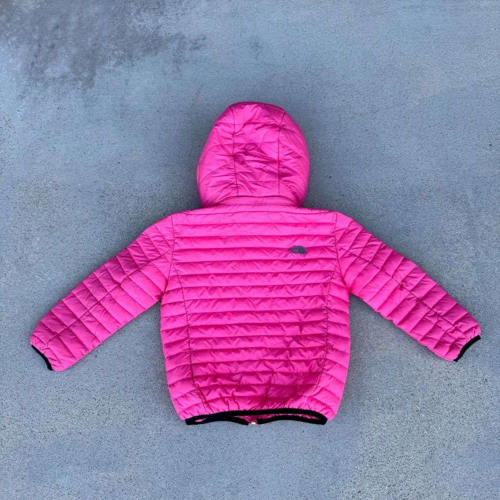The Northface Kids Toddler 10T Down Zip Hood Jacket Style Pink Summit Series 900